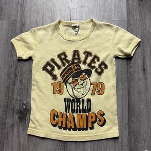 Vintage 1979 Pittsburgh Pirates World Champs TNT Graphic T Shirt Size Small